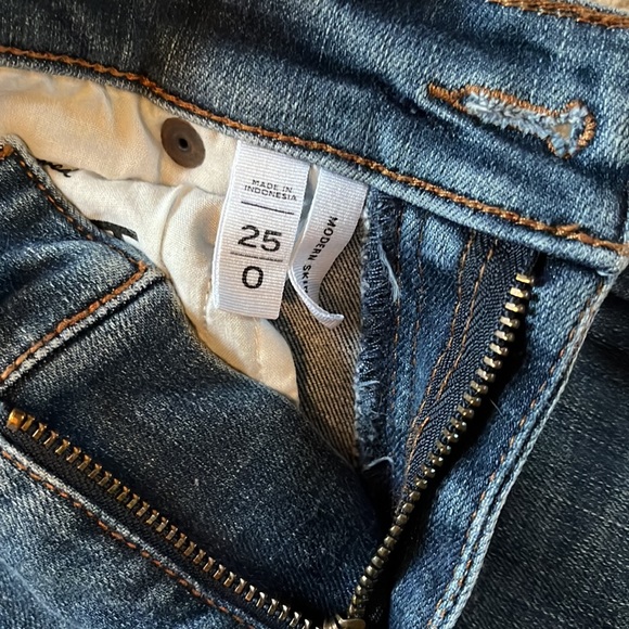 Loft Modern Skinny Frayed Jeans - Picture 4 of 5